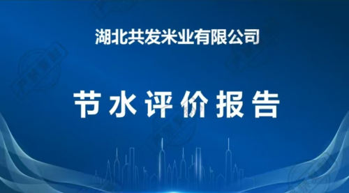 节水评价报告